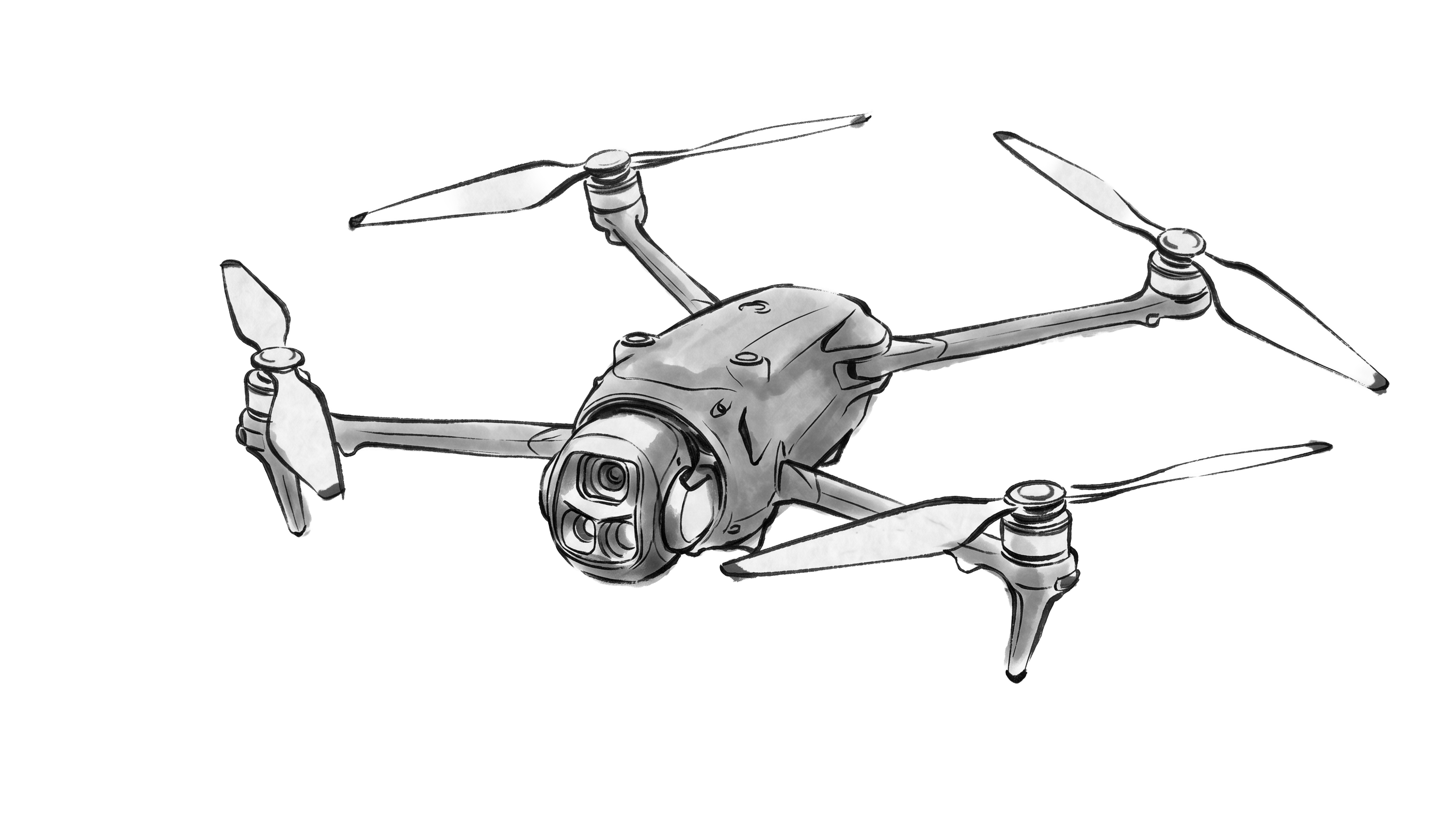 安定型ドローンによる空撮 2